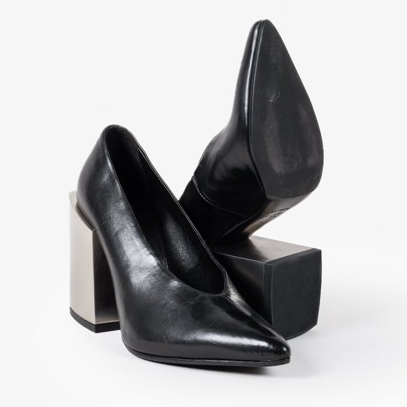 Vic Matie Mirror Block Heels - Picture 4 of 10